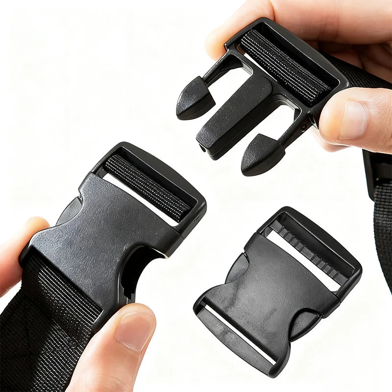 Adjustable Belt Buckles 15/20/25/32/38/50mm Plastic Hardware Dual Side Release Buckles Backpack Belt Bag Parts Strap Webbing Quick Pick Grocers