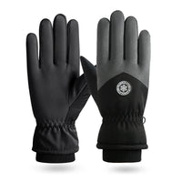 Winter Couple Ski Gloves Thickened Thermal Gloves Adjustable Close Non-slip Touch Screen Gloves Waterproof Cold-proof Quick Pick Grocers