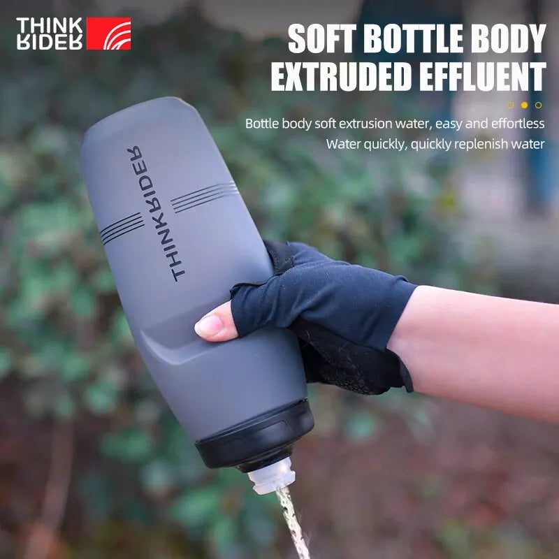 ThinkRider 620ml/750ml Bicycle Bottle MTB Road Bike Water Bottle Outdoor Sports Plastic Portable Large Capacity Drink Cycling Quick Pick Grocers