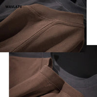 WAVLATII Women New Oversized T shirts Female 260 GSM White Casual Streetwear Tees Unisex Solid Korean Cool Tops for Young WT2560 Quick Pick Grocers