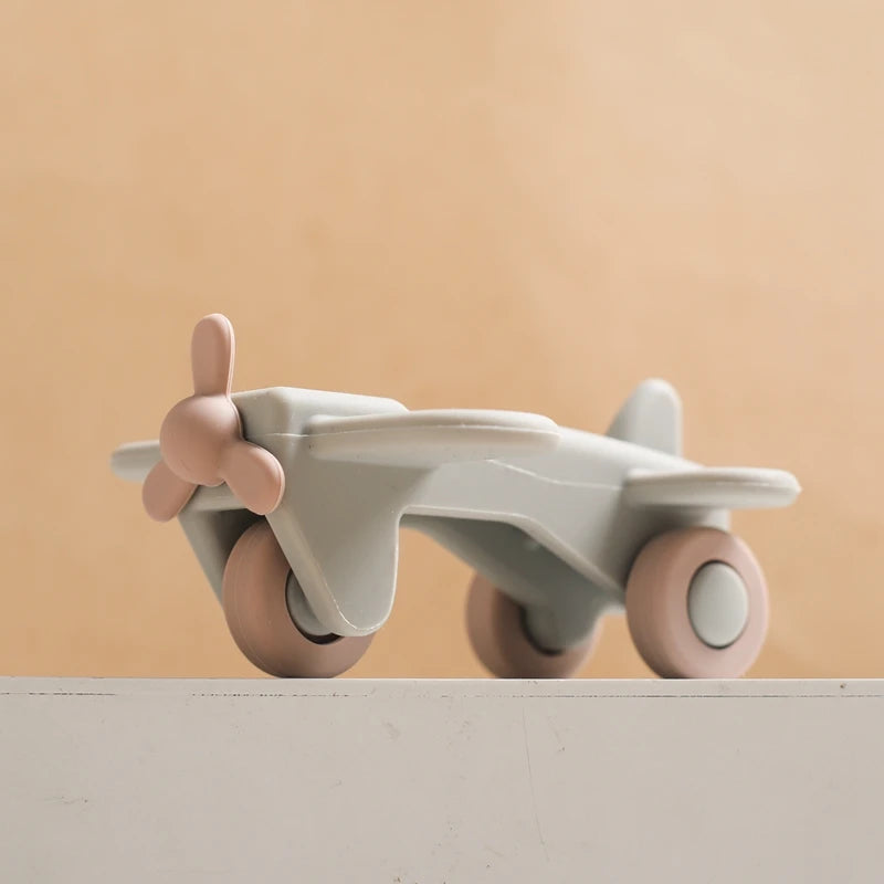 Montessori Baby Silicone Car Toys 0 12 Months Newborn Baby Things Silicone Baby Teether Toy Car  Educational Toy Silicone Blocks Purest Peak