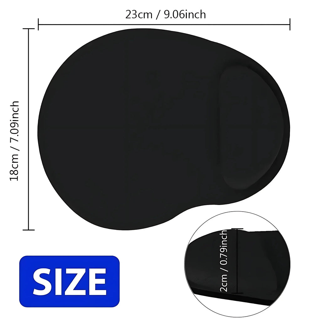 Ergonomic Wrist Rest Mouse Pad Comfortable Wrist Support Non Slip Mice Mat Soft Mousepad For PC Laptop Computer Econic Blanks