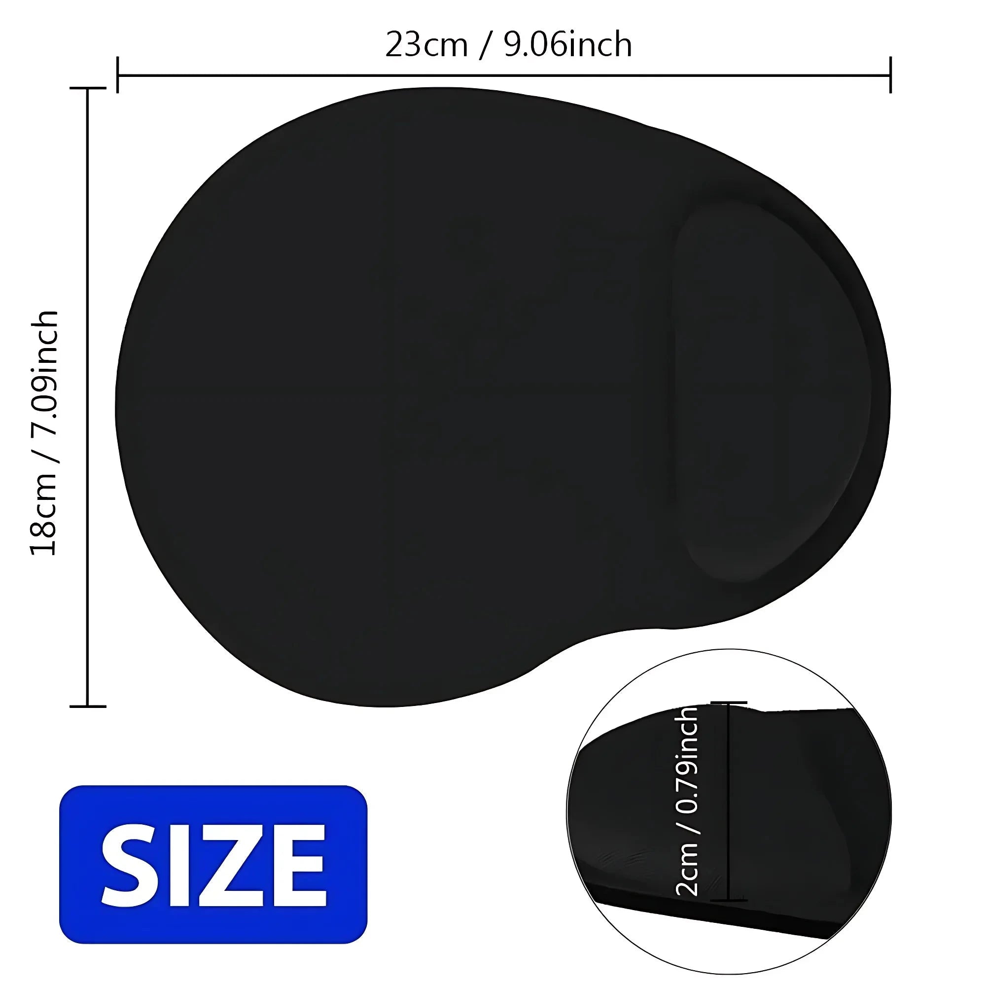 Ergonomic Wrist Rest Mouse Pad Comfortable Wrist Support Non Slip Mice Mat Soft Mousepad For PC Laptop Computer Econic Blanks