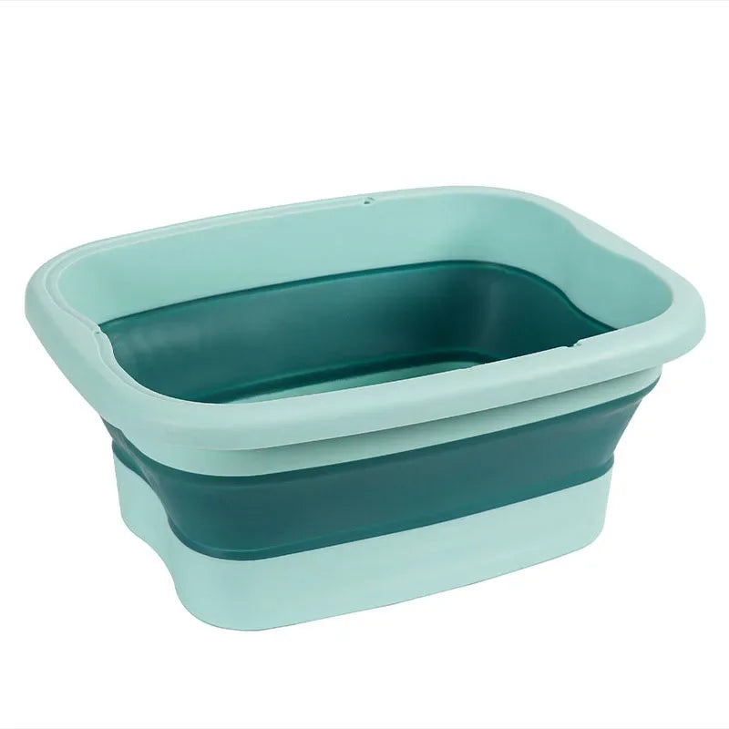 Foldable Footbath Massage Bucket Soaking Bucket Folding Basin Spa Foot Bath Bucket Household Sauna Bathtub Pedicure Bath Bathtub Quick Pick Grocers
