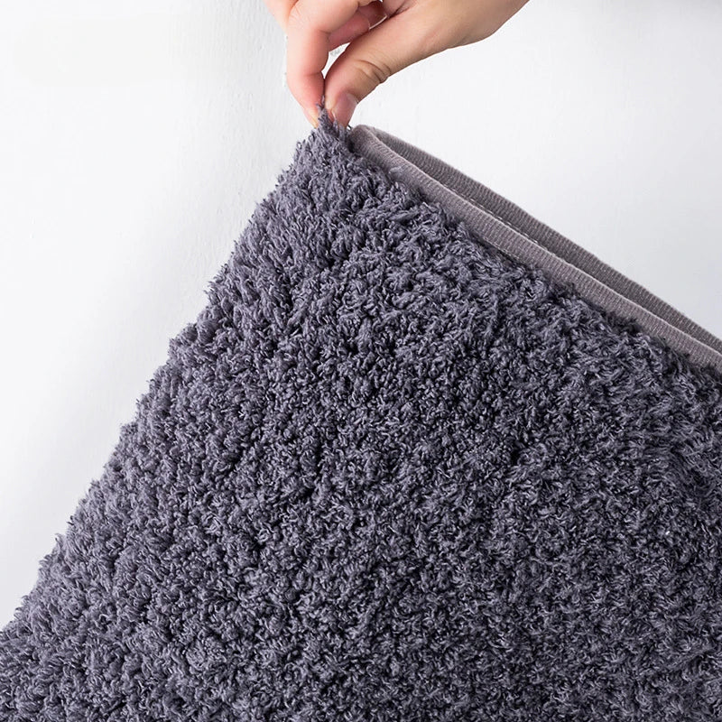 Long hair absorbent bathroom mat furry shower room foot wiping mat toilet non-slip mat entrance mat Econic Blanks