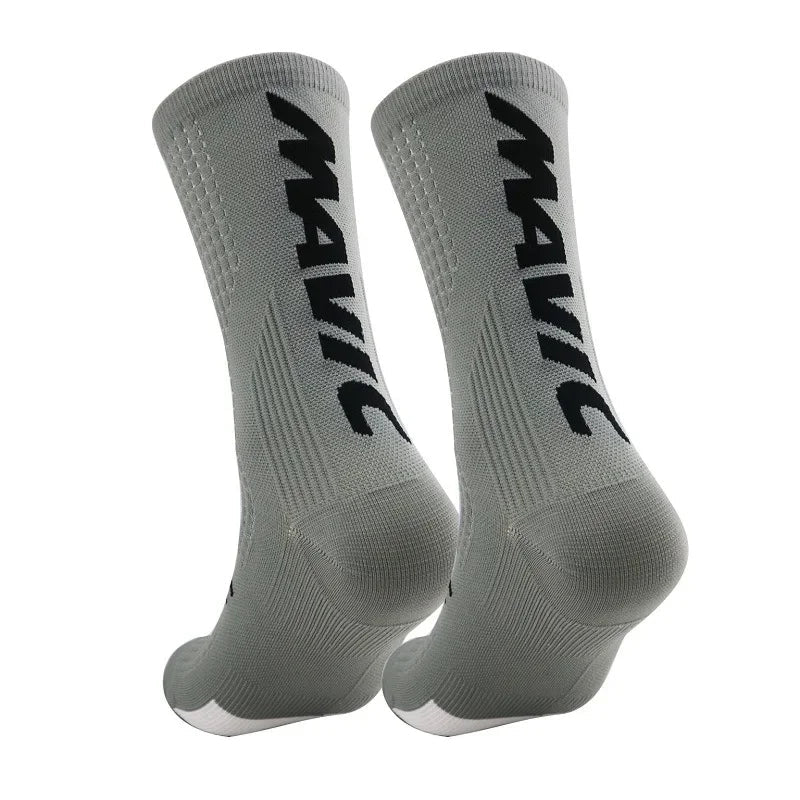 Unisex Sports Compression Socks 1 Pair Moisture-Wicking Breathable for Cycling Hiking Running Basketball Quick Pick Grocers