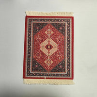 Woven flower Persian carpet small coaster wholesale merchants cheap mouse pad desk mat retro style rubber non-slip computer mats Quick Pick Grocers