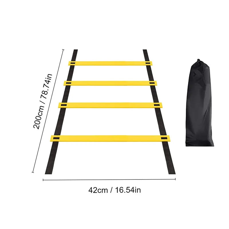 Agility Ladders Nylon Straps For Speed Training And Sports Flexibility Agility Football Training Energy Ladder Equipment Quick Pick Grocers