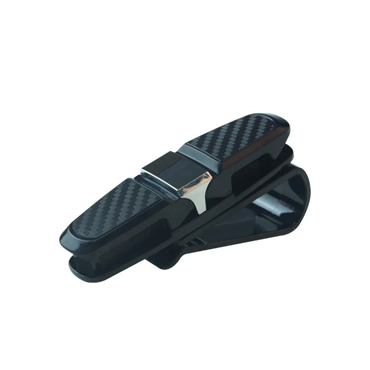 80-degree Rotating Multi-functional Car Eyeglass Storage Clip Bidirectional Automobile Eyeglass Clip Holder for Easy Access