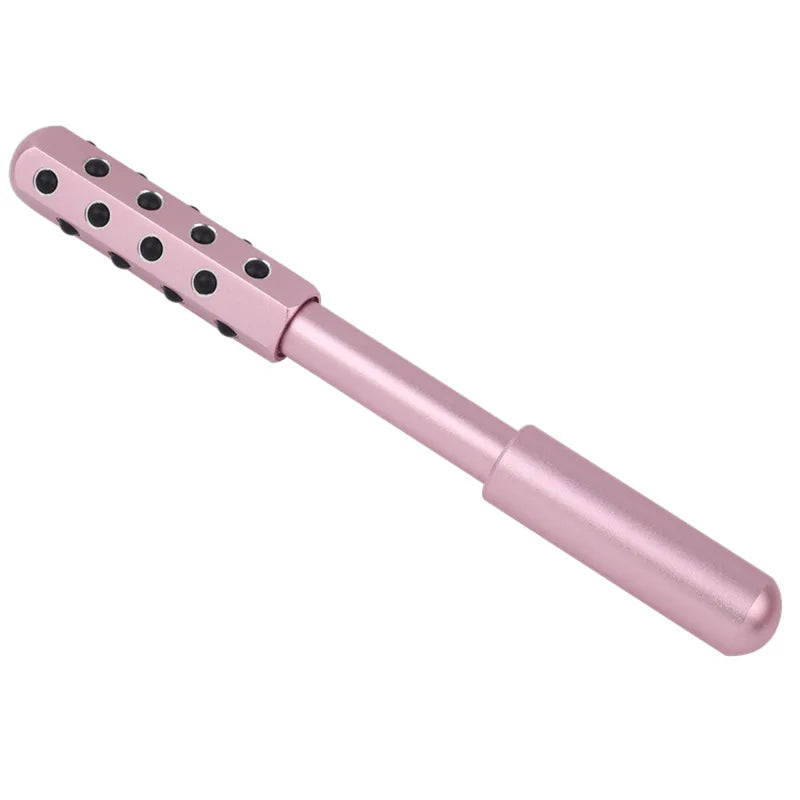 24 Germanium Face Massage Beauty Acupoint Roller Stick Wholesale Beauty Roller Tool Face Gua Sha Massager Women Skin Care Beauty Purest Peak