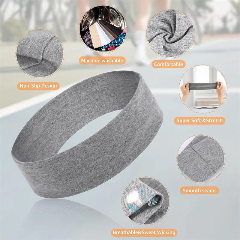 7PCS Elastic Sports Headbands For Women Stretchy Candy-Colored Hairbands Fashion Sweatbands For Fitness Yoga Running Cycling Quick Pick Grocers