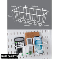 Home Study Storage Pegboard: Suitable for Displaying Figurines, Desk-Top Standing & Clip-On Storage for Furniture Items Quick Pick Grocers