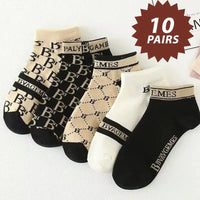 5/10pcs Men's Thin Breathable Low-Cut Socks - Anti-Odor, Moisture-Wicking, Lightweight, Comfortable & Versatile for Daily Wear Quick Pick Grocers