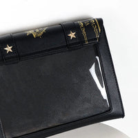 Y2K Korean Gothic Square Black Shoulder Bag Harajuku Vintage Aesthetic Purses Luxury Designer Handbags Messenger Tote Bags Women Quick Pick Grocers