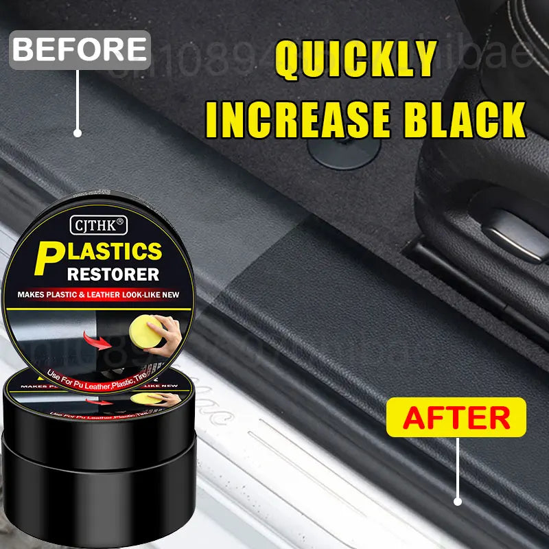 Car Plastic Restorer Back To Black Gloss Car Cleaning Products Plastic Leather Restore Auto Polish And Repair Coating Renovator Quick Pick Grocers