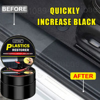 Car Plastic Restorer Back To Black Gloss Car Cleaning Products Plastic Leather Restore Auto Polish And Repair Coating Renovator Quick Pick Grocers