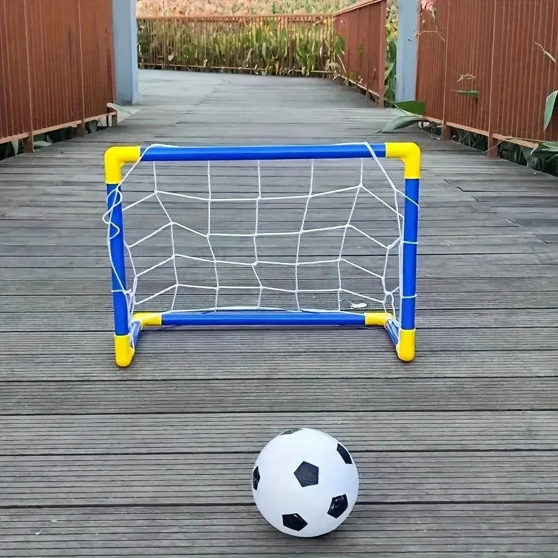 Lightweight Portable Micro Soccer Goal Set with Net Pump And Ball for Indoor/Outdoor Park And Beach Training Quick Pick Grocers