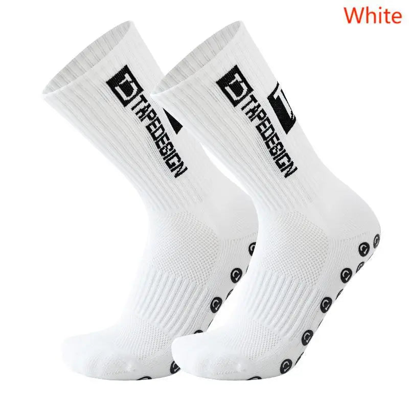TAPEDESIGN New Anti Slip Football Socks  Soccer Sport Cycling Sport Socks For Kids and Adult Quick Pick Grocers
