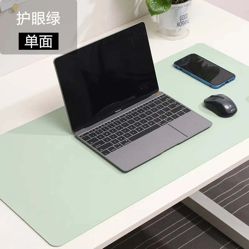 white mousepad Portable Mouse pad large Gaming Waterproof Non-slip PU Suede Desk Mat Computer Keyboard desk pad Mats Econic Blanks