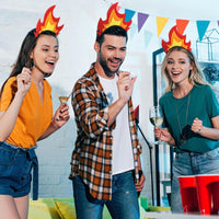 1 PC New Flame Headband: Carnival Party Headdress, Halloween Halloween Party Funny Photo Photo Hair Accessory Quick Pick Grocers