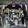 Shinning Bling Diamond Short Sleeve Cropped T-shirt for Men and Women Crew Neck Rhinestone Loose Cotton Summer Tshirts Oversized Quick Pick Grocers