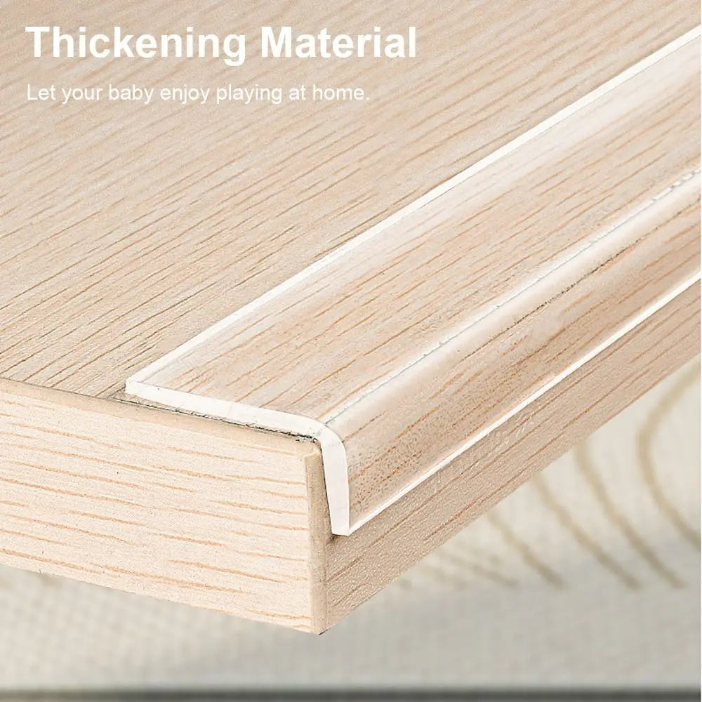 Table Edge Guard Tape Furniture Corner Bumper Self Adhesive Collision Proof Protective Strip Thickened Transparent Soft Tape Quick Pick Grocers