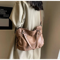 Soft Interior Compartment Shoulder Bags 2026 High Quality Contrasting Colors Bags for Women Fashion Zipper Pu Women's Handbags Quick Pick Grocers