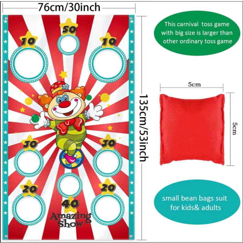 Funny Play Bean Bags Toy Game Safe Tossing Throwing Bags for Adults Children Outdoor Xmas Party Carnival Games Toys for Children Quick Pick Grocers