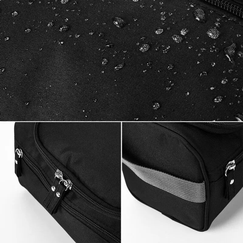 Portable Makeup Bag Unisex Capacity Waterproof Cosmetic Organizer Toiletry Hanging Case Pouch for Women Men Wash Shaving Make Up Quick Pick Grocers