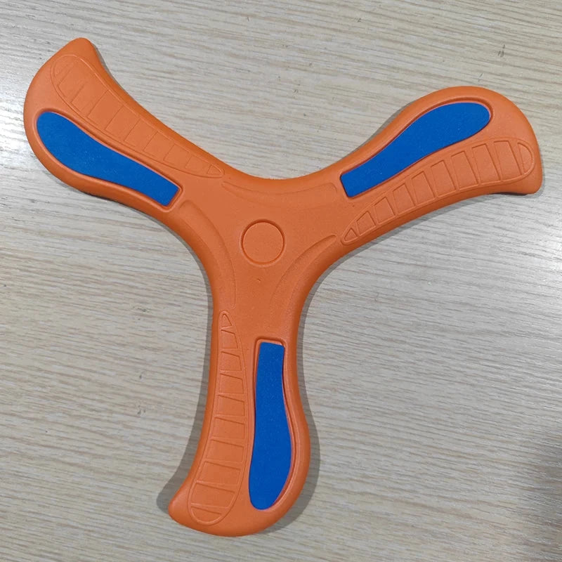 Children Outdoor Sport Flying Disc Soft EVA Touching Boomerang Return Dart Hand Throw Spinner Parent-Child Interactive Game Toys Econic Blanks