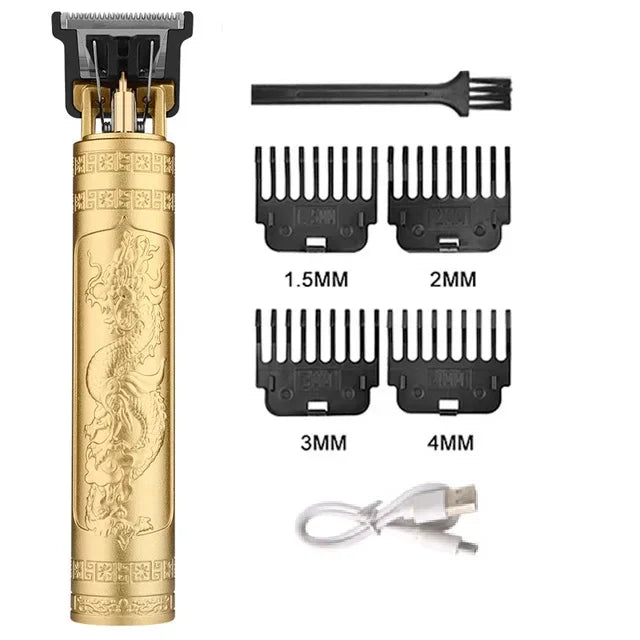 Vintage Cordless Hair Cutting Machine Portable Hair Clipper Electric Hair Trimmer USB Fast Charging Shaver Barber For Hairdresse Quick Pick Grocers