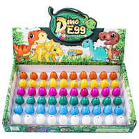 Sunpao 60pcs Magic Dinosaur Eggs Hatching in Water Growing Dinosaur Egg Animal Breeding Educational Toys for Children Kids Gifts Quick Pick Grocers