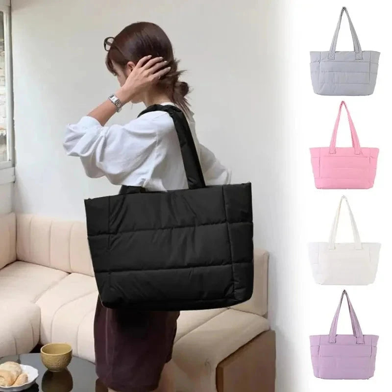 New Large Capacity Tote Bag Versatile Handbag for Women Commuting Bag Messenger Shoulder Bag Multiple Pockets Mummy Bag Econic Blanks