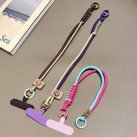 Mobile Phone Lanyard Luxury Braided Wrist Mobile Phone Lanyard Hand-held Pendant Anti-fall Multifunctional Wristband Quick Pick Grocers