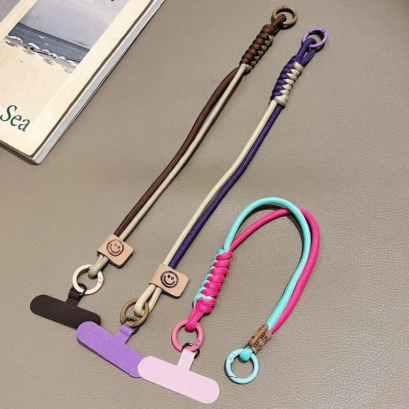 Mobile Phone Lanyard Luxury Braided Wrist Mobile Phone Lanyard Hand-held Pendant Anti-fall Multifunctional Wristband Quick Pick Grocers