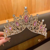 1 large crown fashionable temperament crown headband sweet wind hair accessory suitable for performances and birthdays Quick Pick Grocers