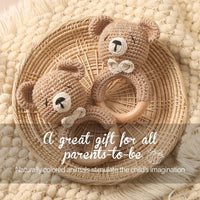 Baby Toys Crochet Animal Rattle Cartoon Music Rattle Toys for Baby Kawaii Teether Rattle Baby Toy 0 12 Months Montessori Toys Purest Peak