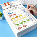 Interactive Math Workbook - Counting, Addition, and Subtraction Within 10, Number Relationships Activities - Visual Learning Workbook, Suitable for Preschool, First Grade, Home Education, Classroom Teaching - Learning and Edu Quick Pick Grocers