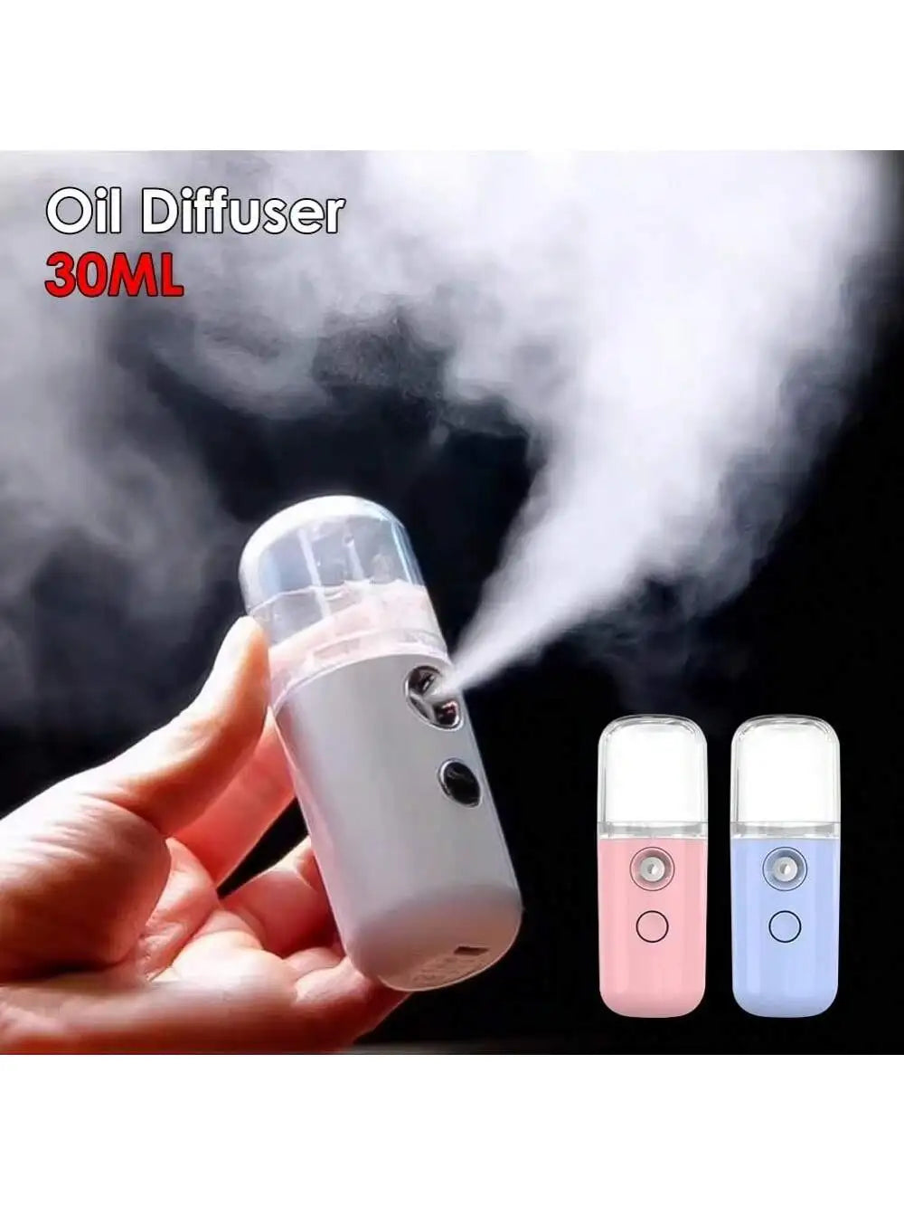 USB Mist Facial Sprayer  Humidifier Rechargeable Nebulizer Face Steamer Moisturizing Beauty Instruments Face Skin Care Tools Quick Pick Grocers