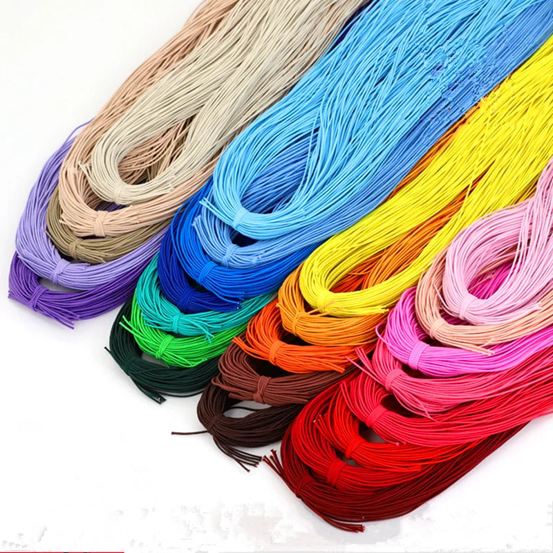 1.0/ 1.2/ 1.5/ 2.0/ 2.5mm Elastic Band Elastic Thread DIY Handmade Beaded For Jewelry Making Sewing Accessories DIY Econic Blanks