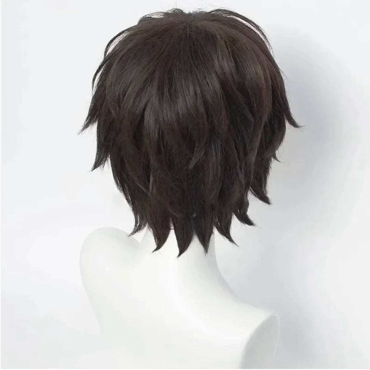 High Quality Dazai Osamu Cosplay Wig Anime Bungo Stray Dogs Cosplay Short Brown Heat Resistant Synthetic Hair Wigs Quick Pick Grocers