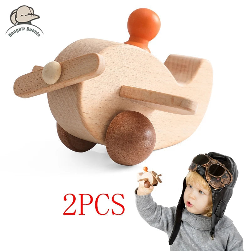 Wooden Train Birthday Toy  Montessori Toys Baby Educational Toys  Wooden Trolley  Baby Learning Toys  Number Of Wood Baby's Toys Purest Peak