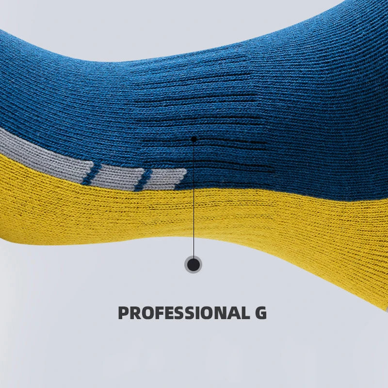 Professional Tennis Cotton Socks Towel Bottom Sports Color Matching Elite Men's Tube Business Running Basketball Socks Thickened Quick Pick Grocers