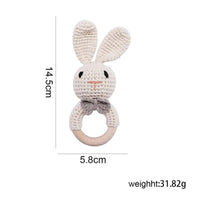 Baby Toys Crochet Animal Rattle Cartoon Music Rattle Toys for Baby Kawaii Teether Rattle Baby Toy 0 12 Months Montessori Toys Purest Peak