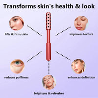 24 Germanium Face Massage Beauty Acupoint Roller Stick Wholesale Beauty Roller Tool Face Gua Sha Massager Women Skin Care Beauty Purest Peak
