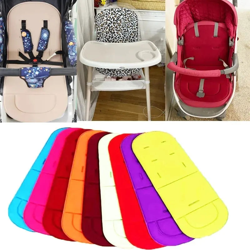 Stroller Seat Cushion Soft Baby Pushchair Car Cart High Chair Seat Trolley Cushions Kids Stroller Mattress Soft Pad Large Sizes Purest Peak