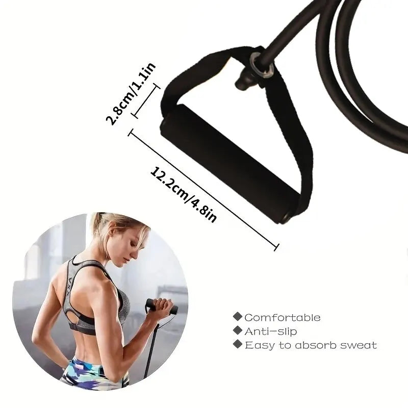 Resistance Bands With Handles, Exercise Bands, Workout Bands With Handles For Men Women, Strength Training Equipment At Home Quick Pick Grocers