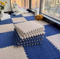10Pcs 30*30CM Creative Plush Puzzle Foam Floor Mat Puzzle Carpet Warm Playmat Interlocking Exercise Tiles Fluffy Area Rugs Quick Pick Grocers