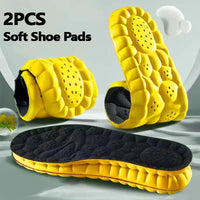 4D Cloud Technology PU Sole Sports Insoles For Shoes Soft Breathable Shock Absorption Cushion Running Orthopedic Care Insoles Quick Pick Grocers
