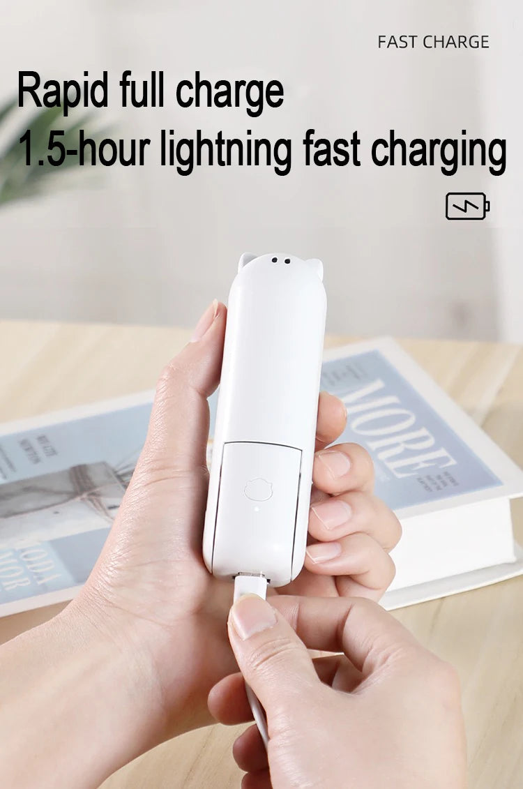 Foldable Small Fan Portable and high-power Hand Held Portable Mini Fan Rechargeable Hand USB Charge Fan Quick Pick Grocers